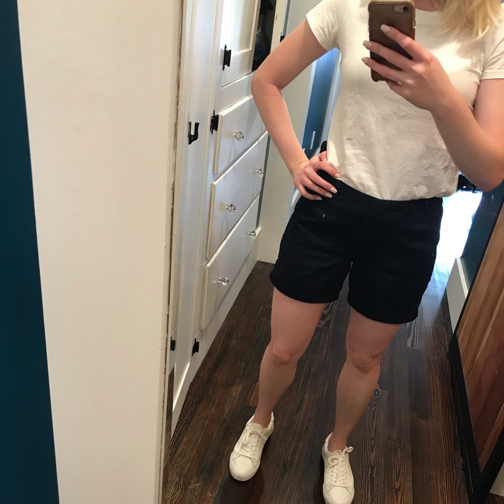 JCrew Women’s Navy Chino Shorts